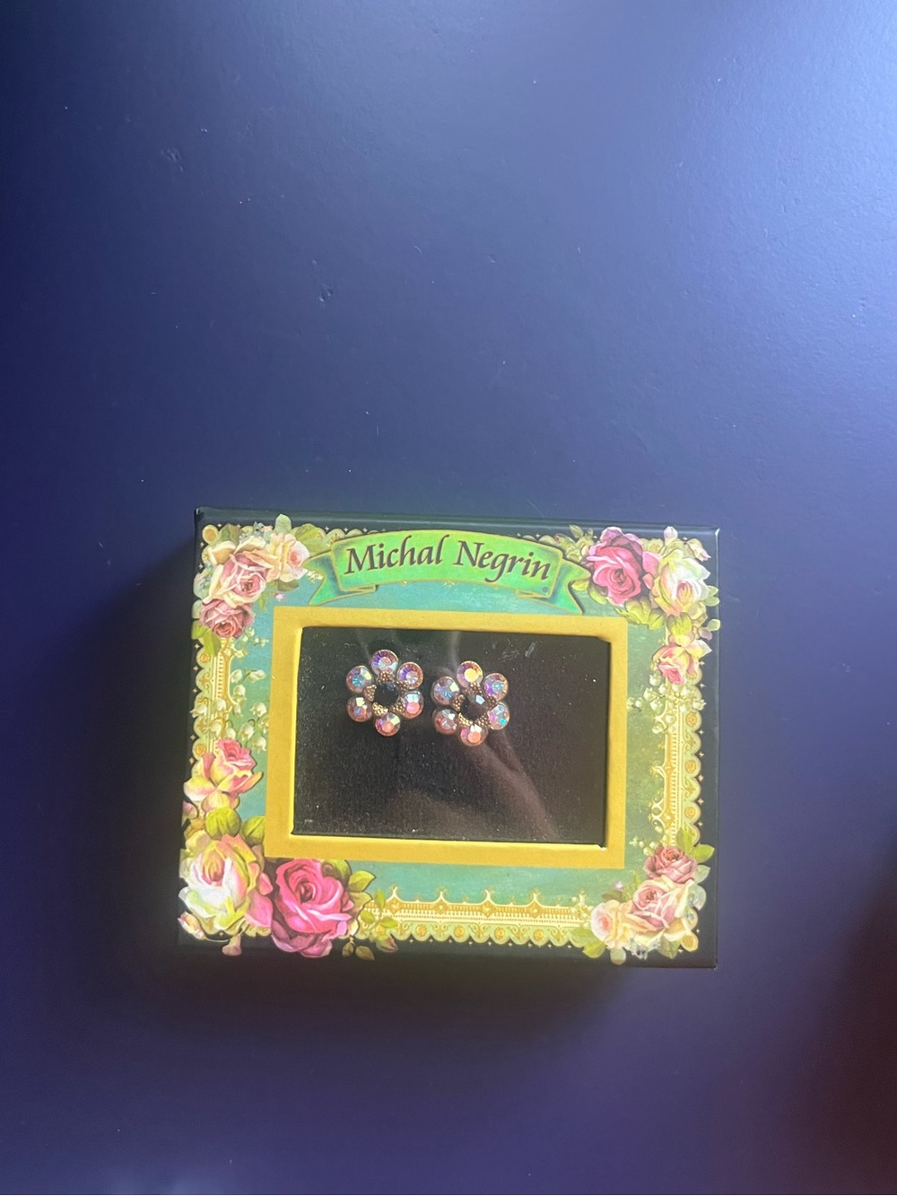 Michal Negrin Flower Stud Earrings